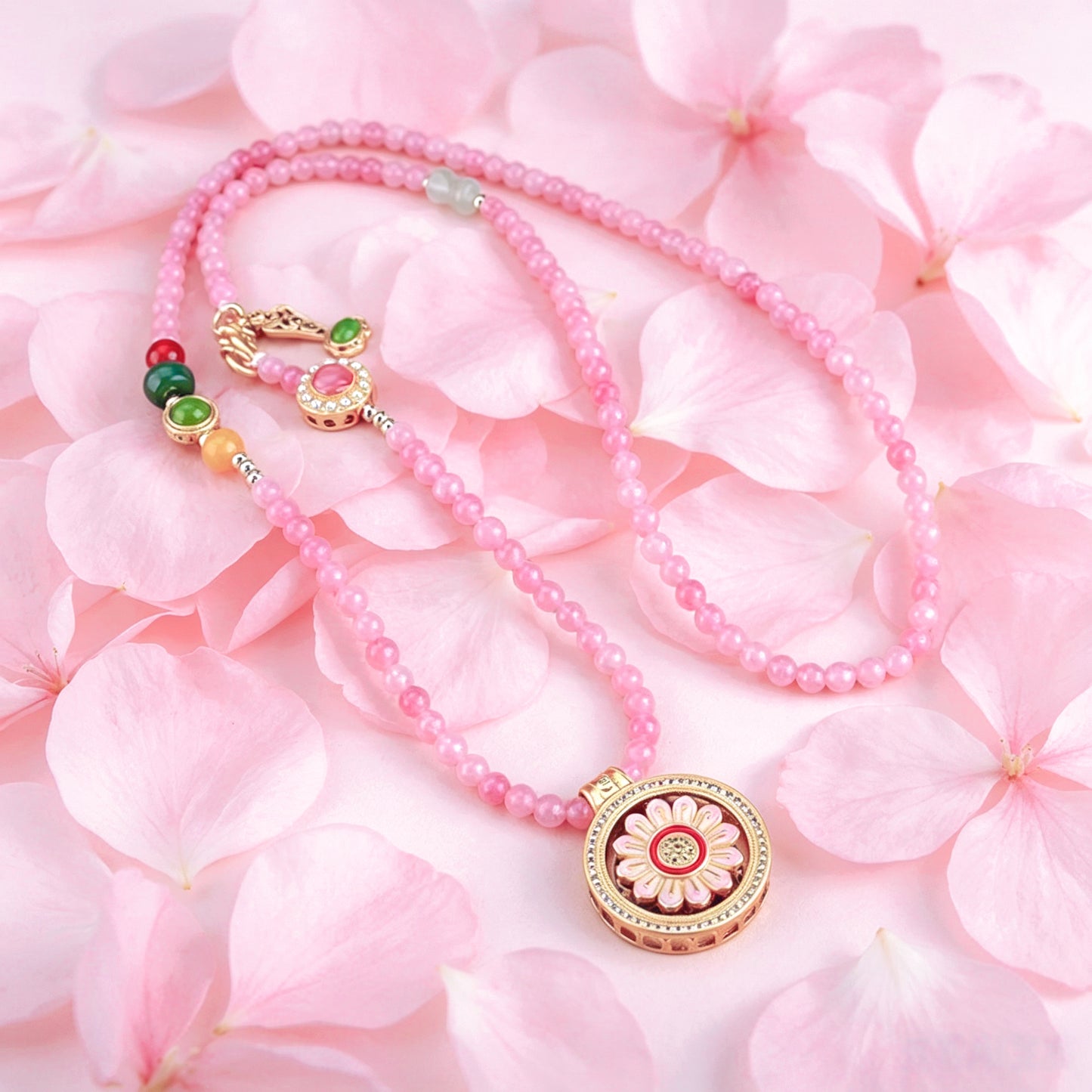 Pink Stone Necklace