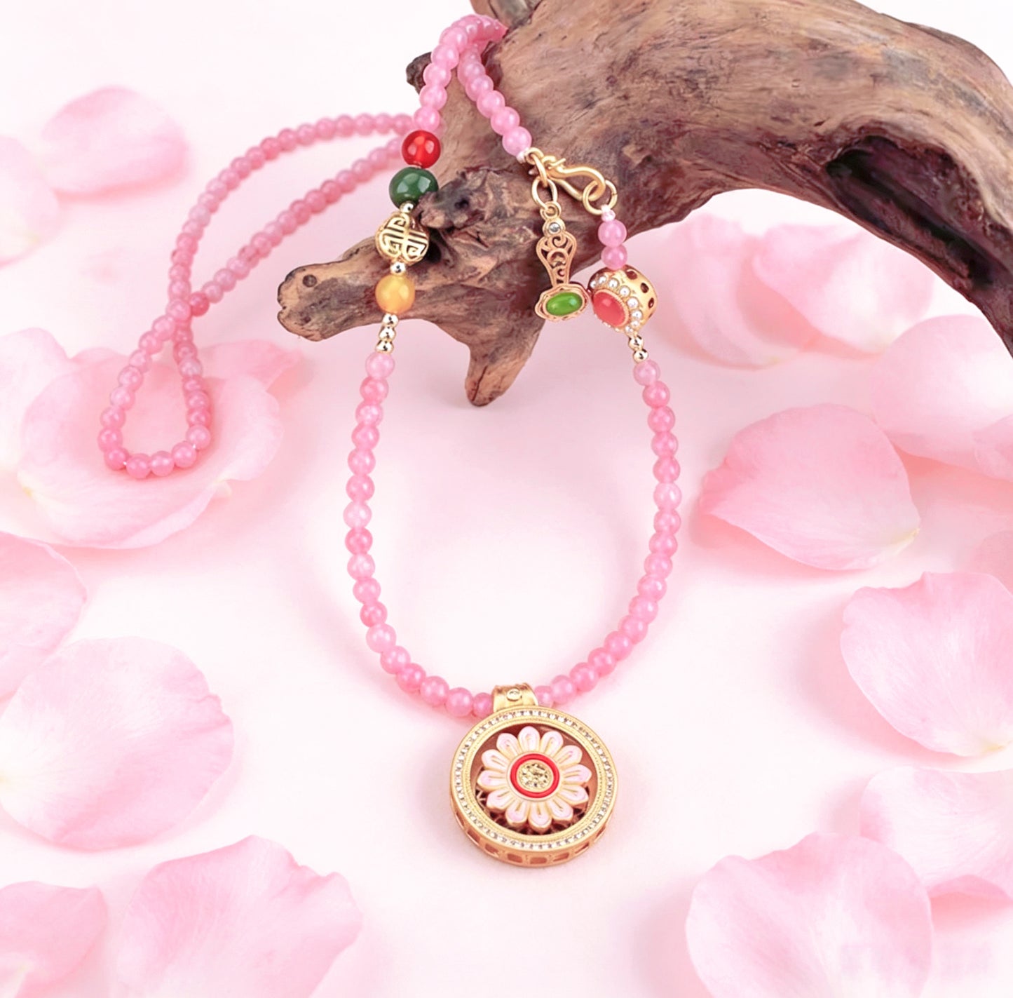 Pink Stone Necklace